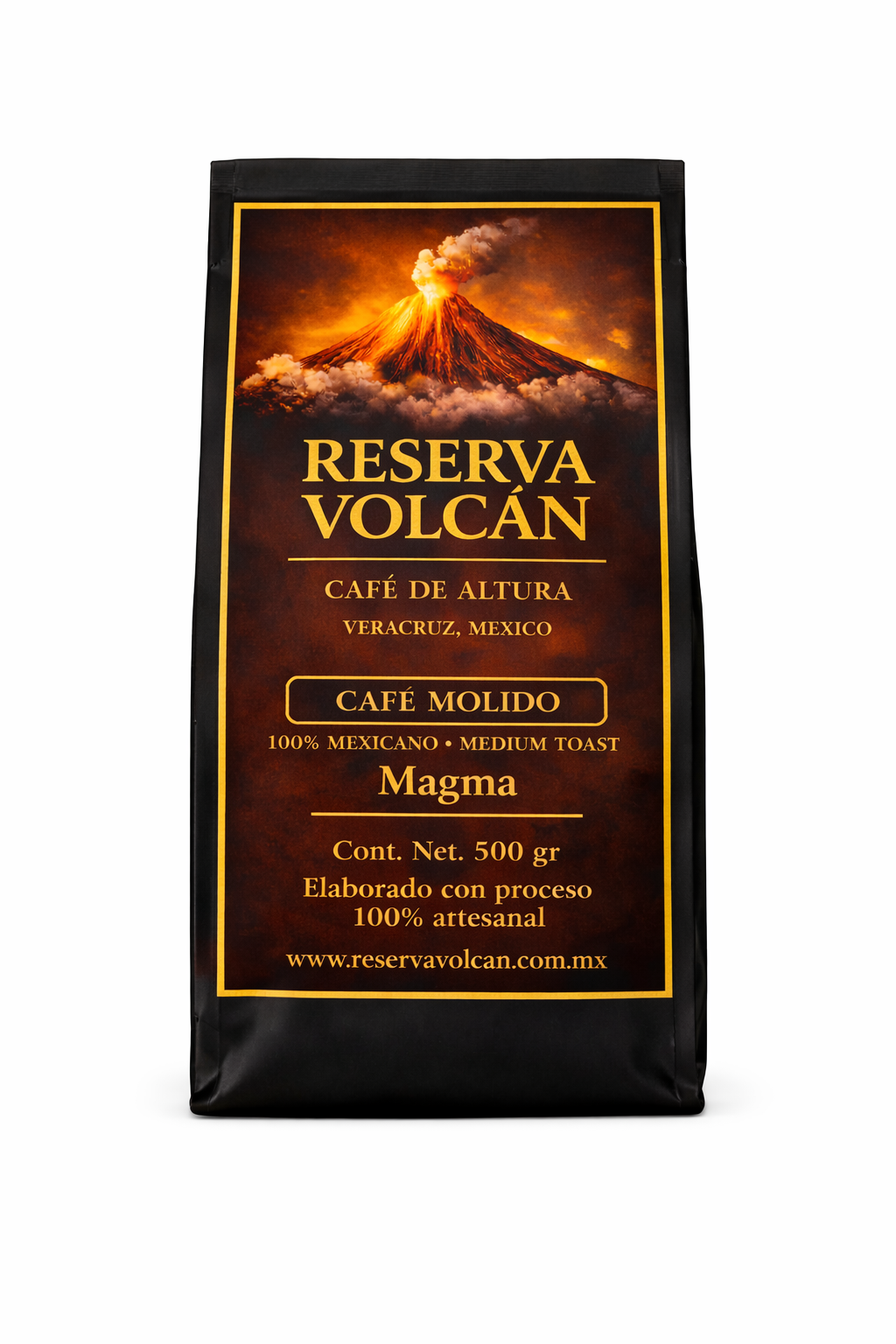 Reserva Volcán Magma – Ground High-Altitude Coffee Medium Roast 500 gr